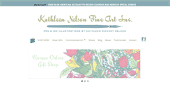 Desktop Screenshot of kathleennelsonfineart.com